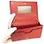 Clutch Gucci GG Marmont Chain Logo in pelle di vitello Rosso - vista 3