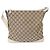Borsa a Spalla Gucci GG Canvas Beige Bianco sporco - vista 3