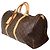 Borsa Boston Louis Vuitton Keepall 50 Marrone