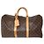 Borsa Boston Louis Vuitton Keepall 50 Marrone - vista 2