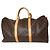 Borsa Boston Louis Vuitton Keepall 50 Marrone - vista 3