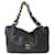 Borsa a tracolla Chanel in agnello nero - vista 2