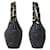 Borsa a tracolla Chanel in agnello nero - vista 4