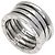 Bulgari Anello Bvlgari B-zero1 a 4 bande in oro bianco 18K