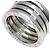Bulgari Anello Bvlgari B-zero1 a 4 bande in oro bianco 18K - vista 5