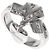 Gucci Heart Diamond Band Ring