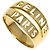 Céline Celine Logo Ring - 18K Gelbgold