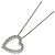 Collana Gucci Heart Diamond in oro bianco 18K