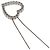 Collana Gucci Heart Diamond in oro bianco 18K - vista 2