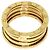Bulgari Anello Bvlgari B-zero1 a 2 bande in oro giallo 18K - vista 4