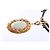 Autre Marque Yuzo Kiriyama Collana in Oro 18K Opale e Diamanti Bianco Rosso Blu D'oro - vista 2