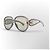 Gafas de sol Loewe Anagram Gris Metálico Gold hardware