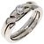 Tiffany & Co. 18K Weißgold Diamantring - Ansicht 2