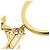 Anello Louisette Signature Louis Vuitton D'oro - vista 4