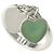 Tiffany & Co. Return to Double Heart Ring Silber Blau Hellblau