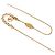Louis Vuitton Collier Louisette Necklace D'oro - vista 3