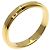 Anello dritto testurizzato Gucci in oro giallo 18K - vista 2