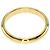 Anello dritto testurizzato Gucci in oro giallo 18K - vista 4