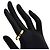 Anello dritto testurizzato Gucci in oro giallo 18K - vista 6