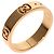 Anello Gucci Icon #9 in oro rosa 18K - vista 2