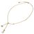 Collana Christian Dior Shiny-D D'oro Crudo - vista 2