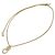 Collana Chanel con cuore in strass D'oro - vista 2