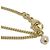 Collana Chanel con cuore in strass D'oro - vista 6