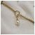Collana Chanel con cuore in strass D'oro - vista 7