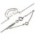 Collana Cartier C Heart in oro bianco 18K - vista 2