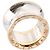 Bulgari Anello Bvlgari B.zero1 Collaborazione Anish Kapoor in Oro Rosa 18K e Acciaio Bianco D'oro