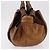 Borsa a mano in pelle nappa Aire con logo Anagram Loewe D'oro - vista 4
