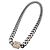 Fendi Silberne Cuban Link Choker-Halskette - Ansicht 2