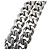 Fendi Silberne Cuban Link Choker-Halskette - Ansicht 3
