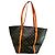 Louis Vuitton Sac Shopping Tote Bag Marrone