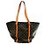Louis Vuitton Sac Shopping Tote Bag Marrone - vista 2