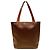 Céline Celine Brown Leather and PVC Tote Bag - view 2