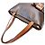 Céline Celine Brown Leather and PVC Tote Bag - view 6