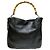 Bamboo Borsa a tracolla in pelle Gucci Nero - vista 2
