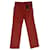 Vaqueros Ulla Johnson Agatha Horsebit-Accent en algodón Rose Castaño Rosa