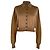 Sportmax Cardigan mit Kragen aus Wolle in Tan Braun Beige