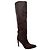 Botas altas Jude en piel de becerro marrón Paris Texas Castaño