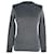 Michael Kors Rundhals-Strickpullover aus grauem Kaschmir