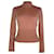 Alaïa Rollkragenpullover aus rosa Wolle Pink  - Ansicht 1