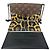 Borsa a tracolla Louis Vuitton Leopard Felicie Marrone