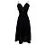 Abito midi senza maniche con scollo a V in lino nero Reformation - vista 2