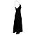 Abito midi senza maniche con scollo a V in lino nero Reformation - vista 3