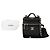 Chanel Mini borsa vanity Handle con catena in caviar nero e finiture dorate
