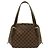 Borsa a Spalla Louis Vuitton Belem MM Damier Marrone
