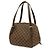 Borsa a Spalla Louis Vuitton Belem MM Damier Marrone - vista 2
