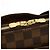 Borsa a Spalla Louis Vuitton Belem MM Damier Marrone - vista 6